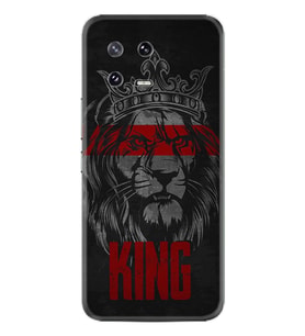 Xiaomi 13 Kılıf Resimli Desenli Silikon Platinium Series King 1894