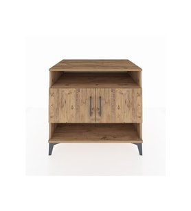 Kronos Şifonyer 3 Raflı 2 Kapaklı 88x59x80 Çam-Çam