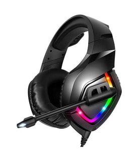 RGB Işıklı Oyuncu Kulaklığı Kulaküstü Onikuma K1B 3.5mm (Siyah)