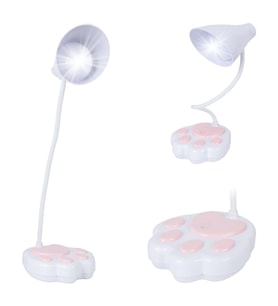 Powermaster Şarjlı Masa Lambası 20 Ledli 40 Cm 2.5 Watt Esnek Bükülebilir Kitap Okuma Masa Lambası