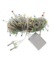 10 M 100 Led Damla Uçlu Led Işık Kırmızı Işık Şeffaf Kablo TG-V 9831