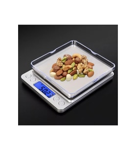 FARISSU Hassas Terazi – 500g / 0.01g Hassasiyet – Mavi LCD Ekran