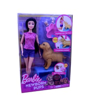 barbie bebek ve doğum yapan köpeği doğuran köpek (Pembe)