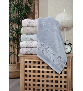 Milena 6lı El-Yüz Havlusu 50x90 cm (Çok Renkli)