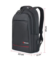 Mack MCC-006 15.6" Office USB Girişli Notebook Sırt Çantası