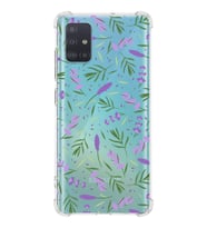 PrintiFy Samsung Galaxy A51 Uyumlu Water Color 3 Baskılı Şeffaf Köşe Korumalı Antişok Kılıf