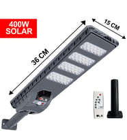 400W Güneş Enerjili Solar Bahçe Çevre  Lambası DLS (Beyaz)