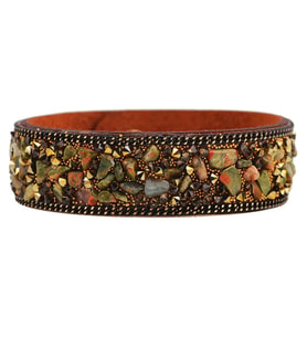 Omark Cotton Crystal Stones Bileklik No4