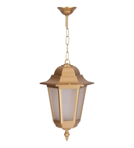 AVONNI BFE-68054-BSA-OP Sarı Boyalı Dış Mekan Aydınlatma E27 Aluminyum Döküm Dip Polikarbon Cam 27cm