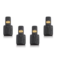 Gigaset 1 Harici 4 Dahili Dect Telsiz Kablosuz Telefon Santrali Siyah