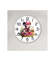 bilge Tasarım Çocuk odası Duvar Saati 30 x 30 CM (Karışık)