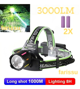 Yüksek Performanslı 30W Şarj Edilebilir LED Kafa Lambası