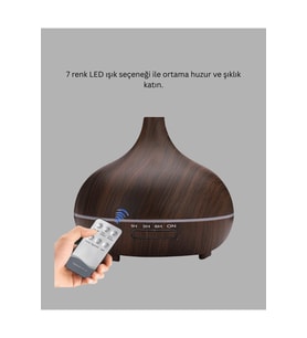 BN01 Renkli LED Işıklı Aroma Difüzörü