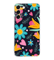 PrintiFy Samsung Galaxy S22 Plus ile Uyumlu Retro Color 1  Kamera Korumalı Şeffaf  Kılıf