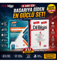 Bilgi Sarmal 10. Sınıf Fizik ve AKM Dil Bilgisi Soru Bankası Seti 2 Kitap