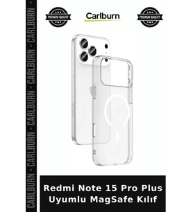 Redmi Note 15 Pro Plus Uyumlu MagSafe Kılıf Cihaz Kabı Aksesuar Koruma