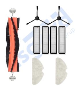 Dreame D10S, D10S PRO, D9 MAX GEN2 Uyumlu 1 Ana Fırça 2 Yan Fırça 4 Filtre 2 Mop PKT-iasgf0000222