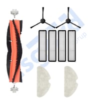 Dreame D10S, D10S PRO, D9 MAX GEN2 Uyumlu 1 Ana Fırça 2 Yan Fırça 4 Filtre 2 Mop PKT-iasgf0000222