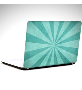 Retro Mavi Laptop Sticker 12 İnch (29X24CM)