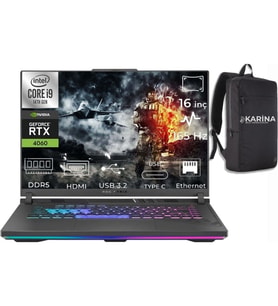 Asus Rog Strix G16 I9-14900HX G614JVR-N3243-49 32GB 512GB RTX4060 8gb W11PRO 16" Wuxga Gaming Laptop