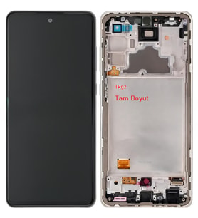 Samsung Galaxy A72 - SM-A725 Uyumlu Lcd Ekran Dokunmatik Servis ÇITALI BEYAZ