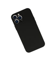 iPhone 13 Pro Max Kılıf Nano İçi Kadife Silikon - Siyah