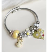 Kalp Charmlı Pandora Model Bileklik