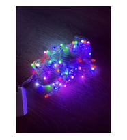 10 M 100 Led Damla Uçlu RGB Işık Şeffaf Kablo MZ-17-10