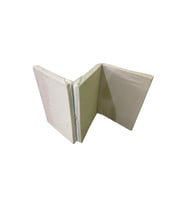 Katlanır Yer Yatağı Sünger Yatak Krem Kırçıllı 80x180 Cm-6 Cm Tek Kişilik