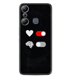 Infınix Hot 20i Kılıf Silikon Desen Özel Seri Love Brain 1722