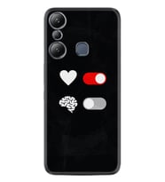 Infınix Hot 20i Kılıf Silikon Desen Özel Seri Love Brain 1722