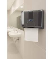 Standart Z Katlı Kağıt Havlu Dispenseri Şeffaf Füme