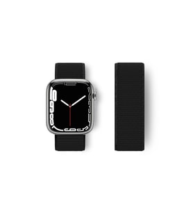 Watch 38Mm Hasırlı Cırtcırtlı Kordon - Siyah