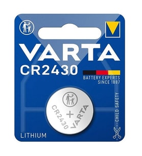 Varta CR2430 3 Volt Lityum Pil Tekli (Siyah)