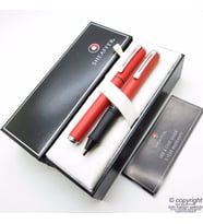 Sheaffer Award Kırmızı Dolma Kalem + Tükenmez Kalem  İsme Özel Kalem