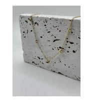 Gold Mini Zirkon Taşlı Göz Charm Kolye
