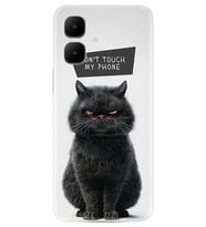 Infinix Smart 10 Kılıf Boutique Baskılı Resimli Don't Touch Cat Pcode -011
