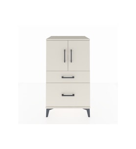 Hyperion Komodin 2 Raflı 2 Çekmeceli 2 Kapaklı 60x44x106 Aytaşı-Aytaşı