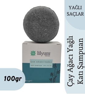 Lilyum Etik Bakım + Çay Ağacı Yağlı Katı Şampuan - 100gr
