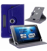 Amazon Kindle Fire HD 8" Tablet Dönebilen Standlı Tablet Kılıfı - Lacivert