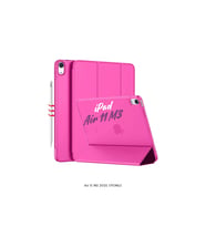 iPad Air 11 2025 M3 Çip Uyumlu Katlanabilir Standlı Smart Cover Fuchsia Tablet Kılıfı