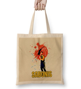 Domantas Sabonis Domantas Sabonis Vintage Art -Legend Basketball Gift Vintage Retro Style Bez Çanta Uzun Saplı