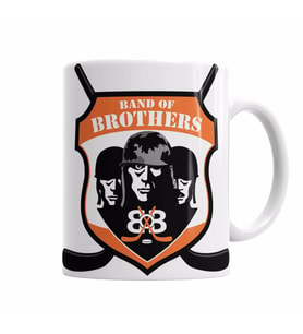 Band of Brothers   WW II Kupa Bardak Porselen