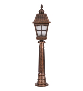 AVONNI BSU-68039-BKR-OP Kahverengi Boyalı Dış Mekan Aydınlatma E27 Aluminyum Cam 23cm
