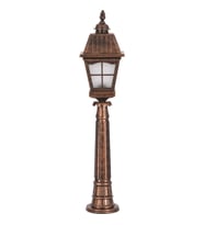 AVONNI BSU-68039-BKR-OP Kahverengi Boyalı Dış Mekan Aydınlatma E27 Aluminyum Cam 23cm