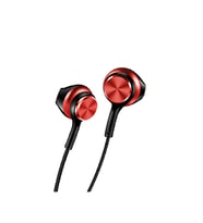H75 EarPhone Type-C HD Mikrofonlu 10mm Dinamik Sürücü Kablolu Kulak İçi Kulaklık - KIRMIZI