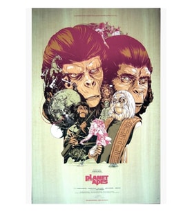 Planet Of The Apes Poster Tablo Ahşap Poster Dekoratif