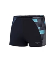 Speedo End+ Max Splice Asht Am Black/Grey Erkek Yüzücü Mayosu 8-00300317540 Siyah