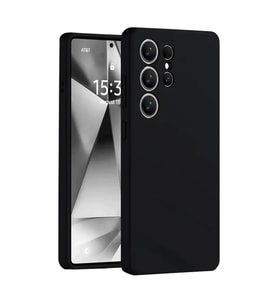 Samsung Galaxy S25 Ultra Kılıf Nano içi Kadife Silikon - Siyah