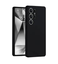 Samsung Galaxy S25 Ultra Kılıf Nano içi Kadife Silikon - Siyah